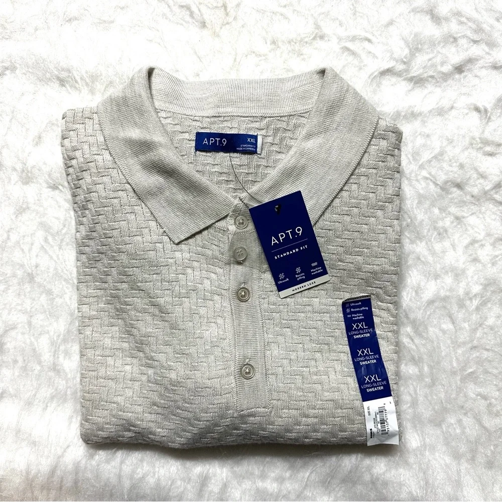 Apt. 9 Textured Polo Shirt - Picture 3 of 7